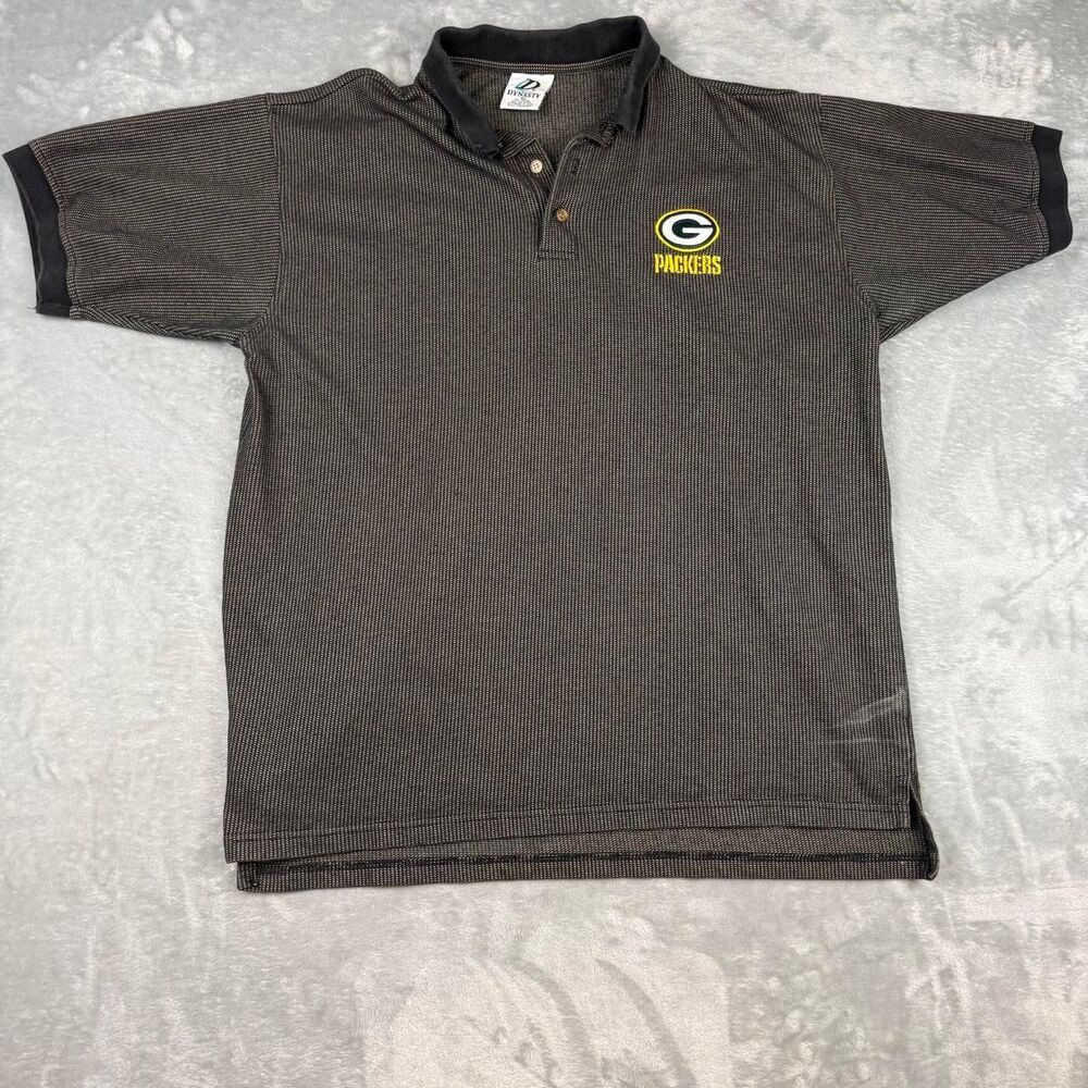 Dynasty Men's Grey and Brown Polo-shirts